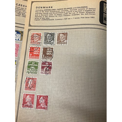 467 - POSTAGE STAMP ALBUMS INC GB VICTORIAN PENNY REDS, PENNY LILAC, EARLY BRITISH COLONY STAMPS,  AND OTH... 