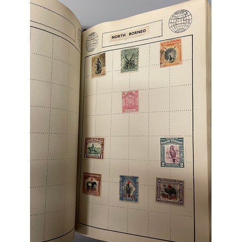 467 - POSTAGE STAMP ALBUMS INC GB VICTORIAN PENNY REDS, PENNY LILAC, EARLY BRITISH COLONY STAMPS,  AND OTH... 