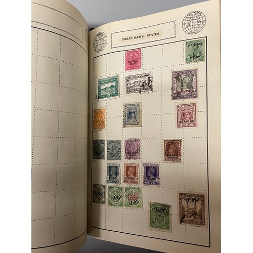 467 - POSTAGE STAMP ALBUMS INC GB VICTORIAN PENNY REDS, PENNY LILAC, EARLY BRITISH COLONY STAMPS,  AND OTH... 