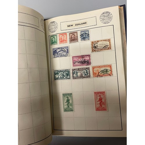 467 - POSTAGE STAMP ALBUMS INC GB VICTORIAN PENNY REDS, PENNY LILAC, EARLY BRITISH COLONY STAMPS,  AND OTH... 