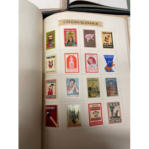 473 - ALBUMS CONTAINING WORLD WIDE MATCHBOX ADVERTISING COVERS