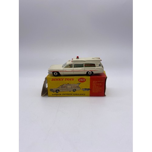 440 - BOXED DINKY TOYS 263 SUPERIOR CRITERION AMBULANCE