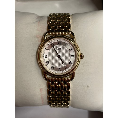 540 - LADIES ROTARY GOLD PLATED WRISTWATCH