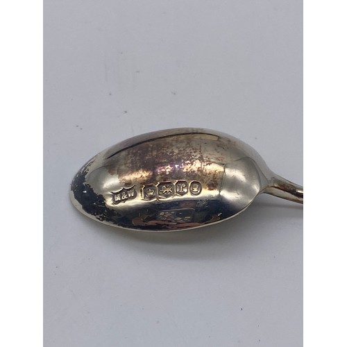 363 - CASED SET OF SILVER COFFEE BEAN TEASPOONS