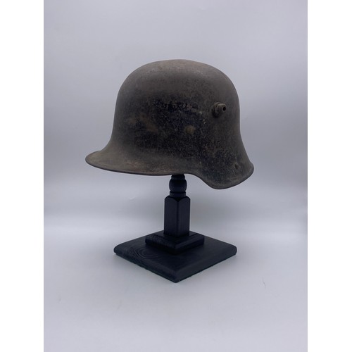 485 - GERMAN MILITARY TIN HELMET A/F