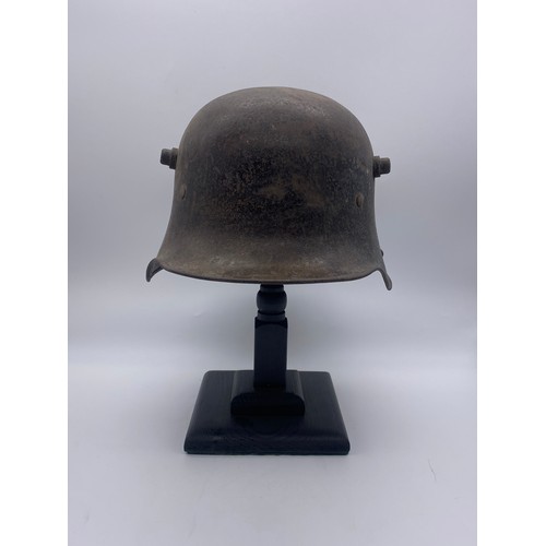 485 - GERMAN MILITARY TIN HELMET A/F