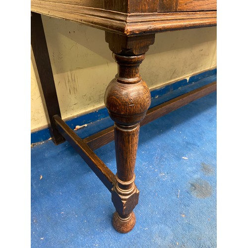 17 - 1920S OAK DRESSER WITH PLATE RACK