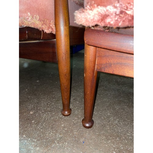 180 - PAIR OF 1960S TEAK ADJUSTABLE ARMCHAIRS