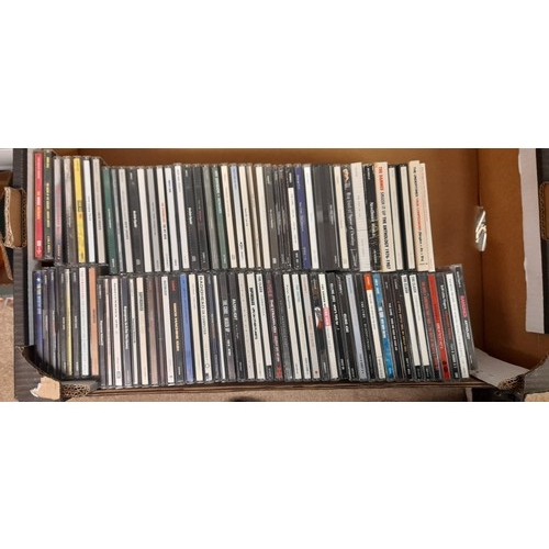 282 - CRATE OF MAINLY PUNK/NEW WAVE MUSIC THE CLASH, STRANGLERS, RAMONES, NEW ORDER, JOY DIVISION