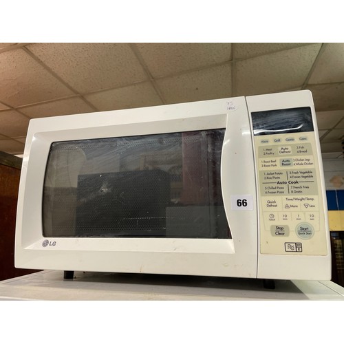 66 - LG MICROWAVE OVEN