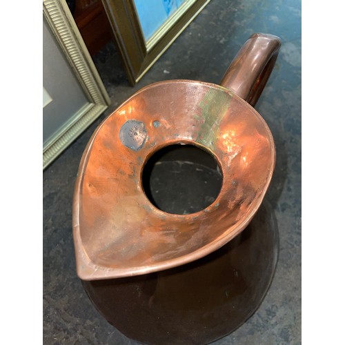 168 - ANTIQUE COPPER PECK MEASURE