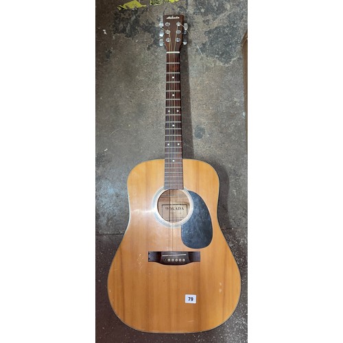 79 - HOKADA MODEL NUMBER 3135 ACOUSTIC GUITAR