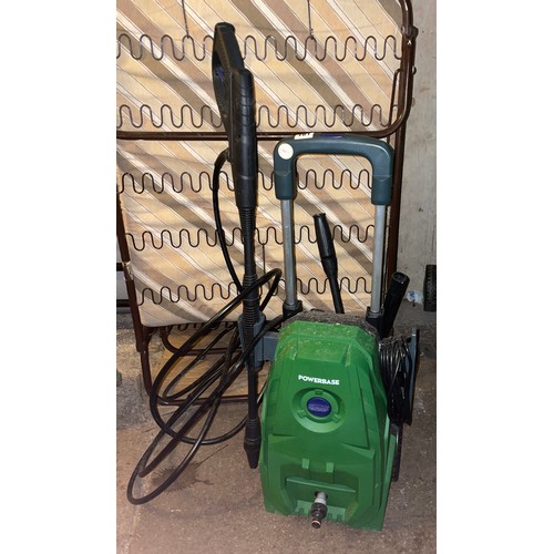 161 - POWER BASE POWER WASHER AND VACUUM LEAF BLOWER