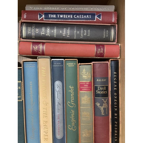 222 - COMPLETE SHELF OF HERITAGE PRESS HARD BACK EDITIONS INCLUDING PLATO, GOETHE, MOLIERE, AND OTHER TITL... 