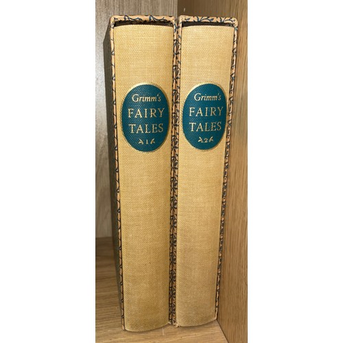 224 - TWO VOLUMES HERITAGE PRESS GRIMMS FAIRY TALES