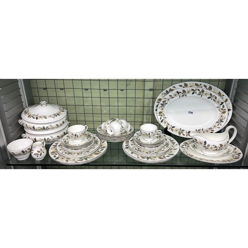 236 - WEDGWOOD BEACONSFIELD BONE CHINA TABLE SERVICE