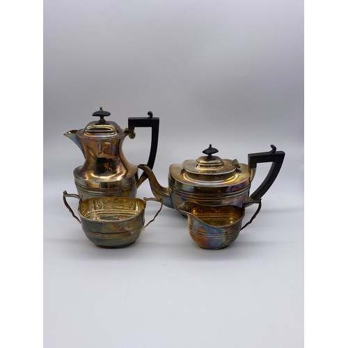 262 - EPNS REGENCY STYLE FOUR PIECE TEA AND COFFEE SERVICE