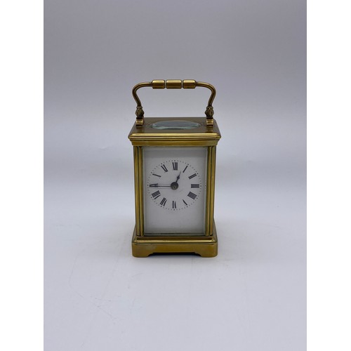 520 - BRASS CARRIAGE CLOCK