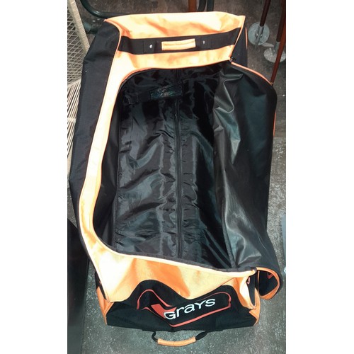 154 - GRAYS GX 800 BLACK AND ORANGE NYLON HOLDALL