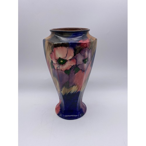 426 - TUNSTALL HEXAGONAL FLORAL VASE