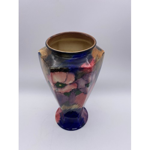 426 - TUNSTALL HEXAGONAL FLORAL VASE