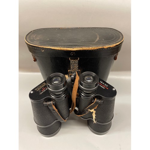 547 - CASED PAIR OF TECNAR 16 X 50 BINOCULARS