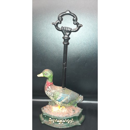 328 - CAST IRON DUCK DOOR STOPPER