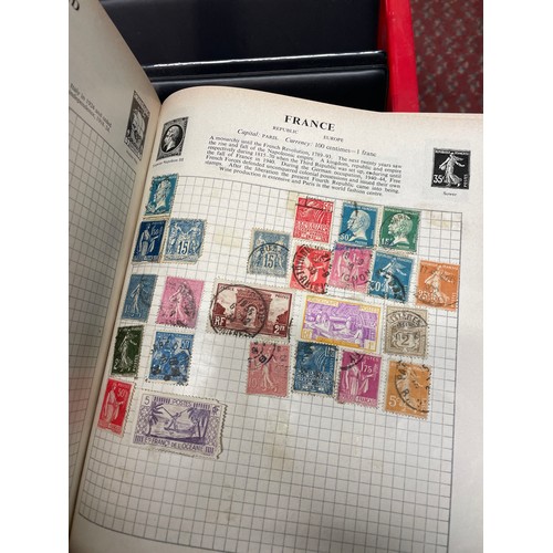 488 - TWO BINDERS OF GB POSTAGE STAMP FIRST DAY COVERS, ROYAL MAIL STAMP LEAFLETS, AND THREE WORLD STAMP A... 