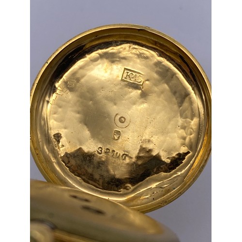 562 - 15K GOLD FOB WATCH 29G OVERALL