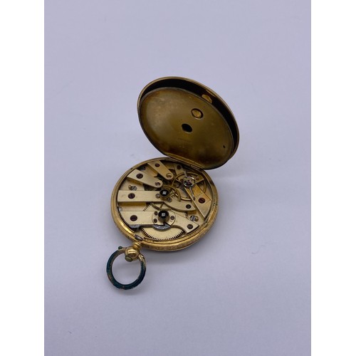 562 - 15K GOLD FOB WATCH 29G OVERALL