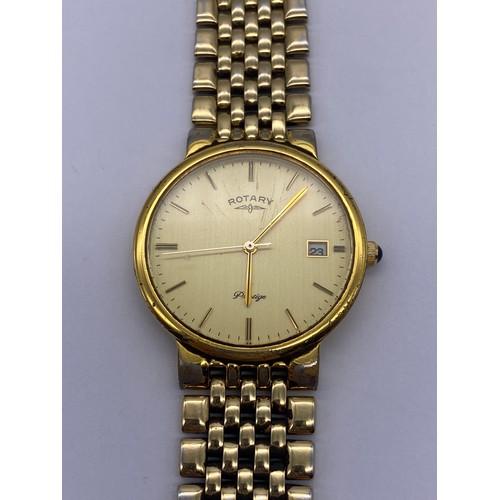 564 - GENTS ROTARY PRESTIGE CHELTENHAM WRIST WATCH AND A BOXED AVIA 17 JEWELL WRISTWATCH ON EXPANDING BRAC... 