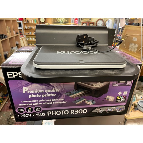 382 - BOXED EPSOM PHOTO R300 PRINTER AND MASSAGER