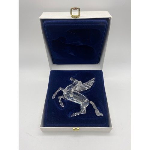 500 - BOXED SWAROVSKI CRYSTAL SOCIETY 1998 “FABULOUS CREATURES - THE PEGASUS” FIGURE DESIGNED BY ADI STOCK... 