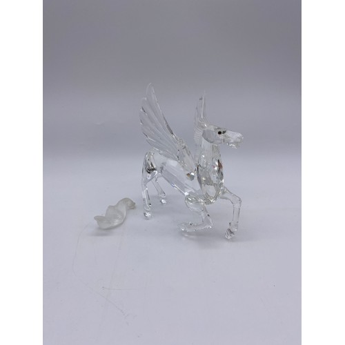 500 - BOXED SWAROVSKI CRYSTAL SOCIETY 1998 “FABULOUS CREATURES - THE PEGASUS” FIGURE DESIGNED BY ADI STOCK... 