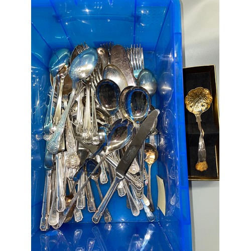 449 - SELECTION OF PLATED EPNS CUTLERY