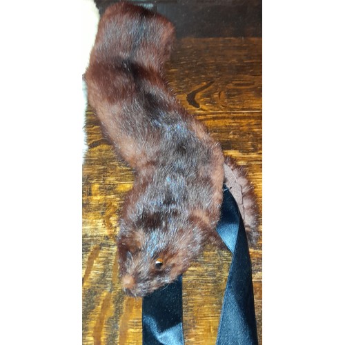 340 - SELECTION OF FUR STOLES AND WRAPS