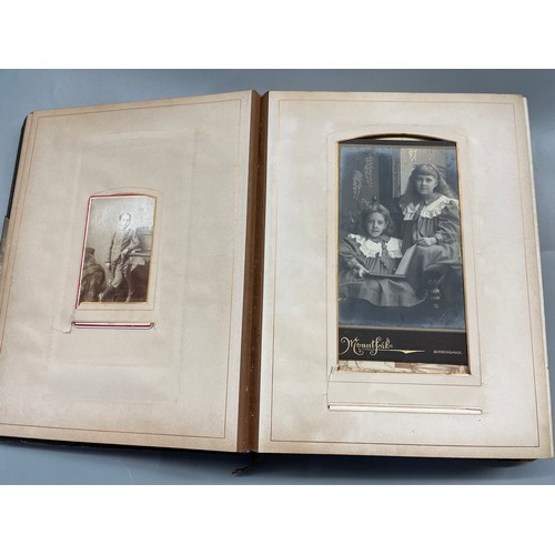 530 - VICTORIAN EDWARDIAN PORTRAIT PHOTOGRAPH ALBUM COVENTRY AND BIRMINGHAM PHOTOGRAPHERS