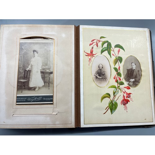 530 - VICTORIAN EDWARDIAN PORTRAIT PHOTOGRAPH ALBUM COVENTRY AND BIRMINGHAM PHOTOGRAPHERS