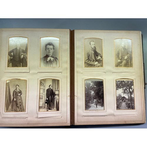 530 - VICTORIAN EDWARDIAN PORTRAIT PHOTOGRAPH ALBUM COVENTRY AND BIRMINGHAM PHOTOGRAPHERS