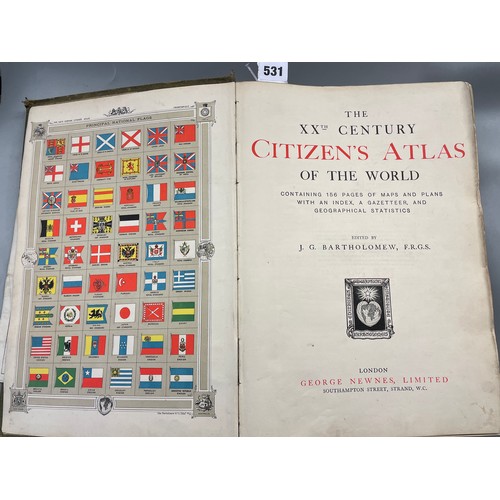 531 - EARLY 20TH CENTURY CITIZENS ATLAS