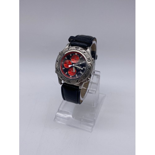 550 - BOXED ACCURIST MULTI FUNCTION ALARM CHRONOGRAPH WRISTWATCH