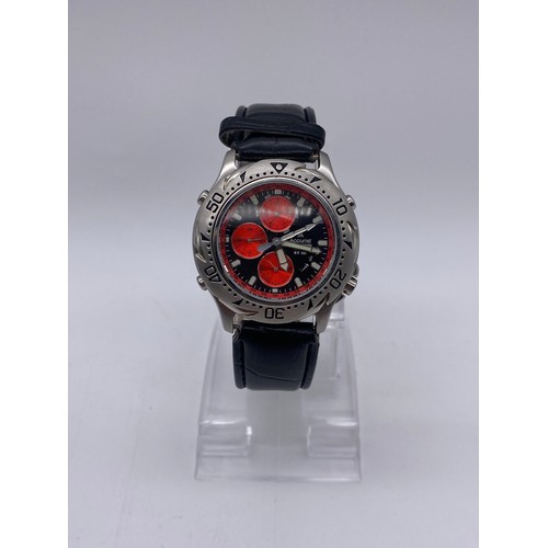 550 - BOXED ACCURIST MULTI FUNCTION ALARM CHRONOGRAPH WRISTWATCH