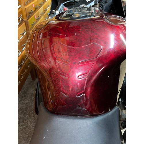 1A - CUSTOM RED FINISH KAWASAKI ZX-12R MOTOR CYCLE REGISTRATION PF05 BBX, MOT EXPIRED IN APRIL 2023, 1.19... 