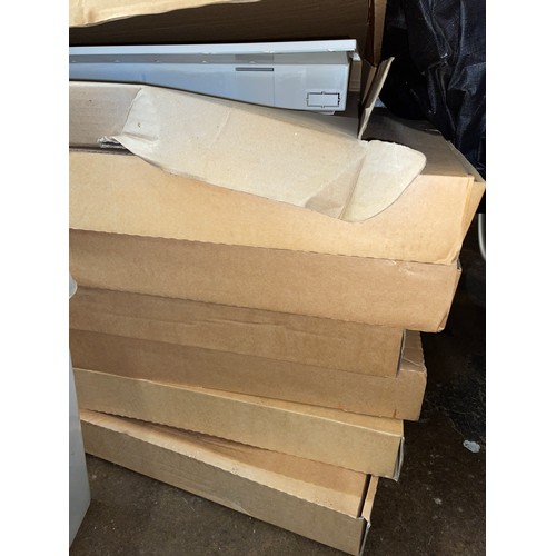 25 - SEVEN BOXED LEC 100 NW CEILING LIGHTING PANELS