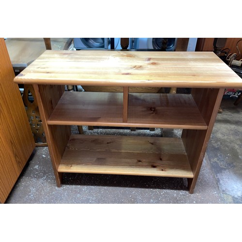 116 - PINE SIDE SHELVING UNIT