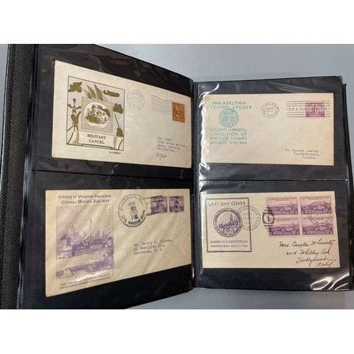 425 - BINDER OF 1950S US UNITED NATIONS & OTHER FIRST DAY COVERS FROM 1930S 40S 50S AND 60S