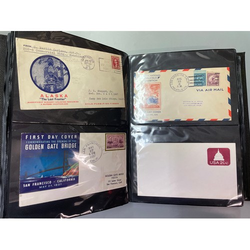 425 - BINDER OF 1950S US UNITED NATIONS & OTHER FIRST DAY COVERS FROM 1930S 40S 50S AND 60S