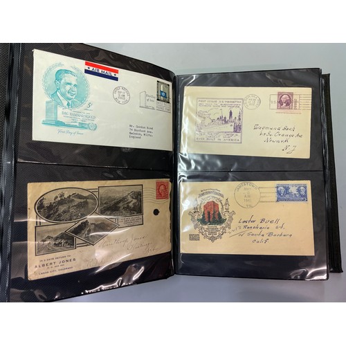 425 - BINDER OF 1950S US UNITED NATIONS & OTHER FIRST DAY COVERS FROM 1930S 40S 50S AND 60S