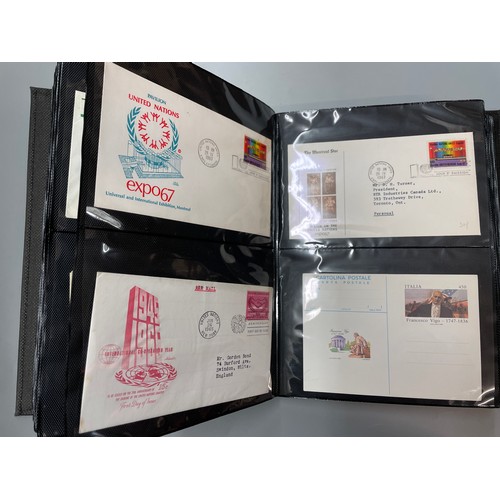 425 - BINDER OF 1950S US UNITED NATIONS & OTHER FIRST DAY COVERS FROM 1930S 40S 50S AND 60S