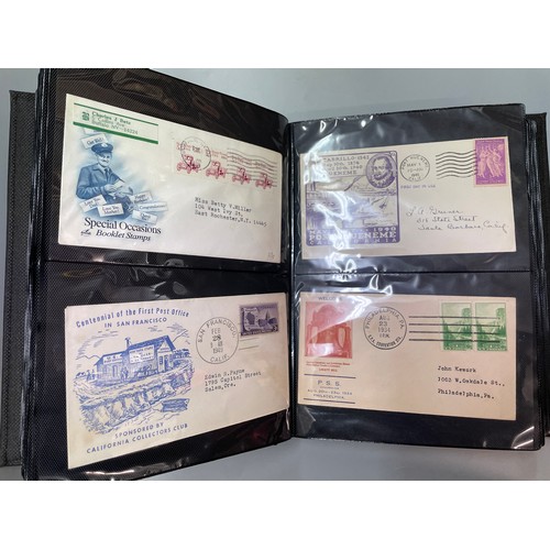 425 - BINDER OF 1950S US UNITED NATIONS & OTHER FIRST DAY COVERS FROM 1930S 40S 50S AND 60S